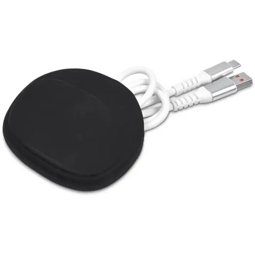 Altitude Stodle Fast Charge USB-A to Type-C Charging Cable in Pouch Solid White Pouch